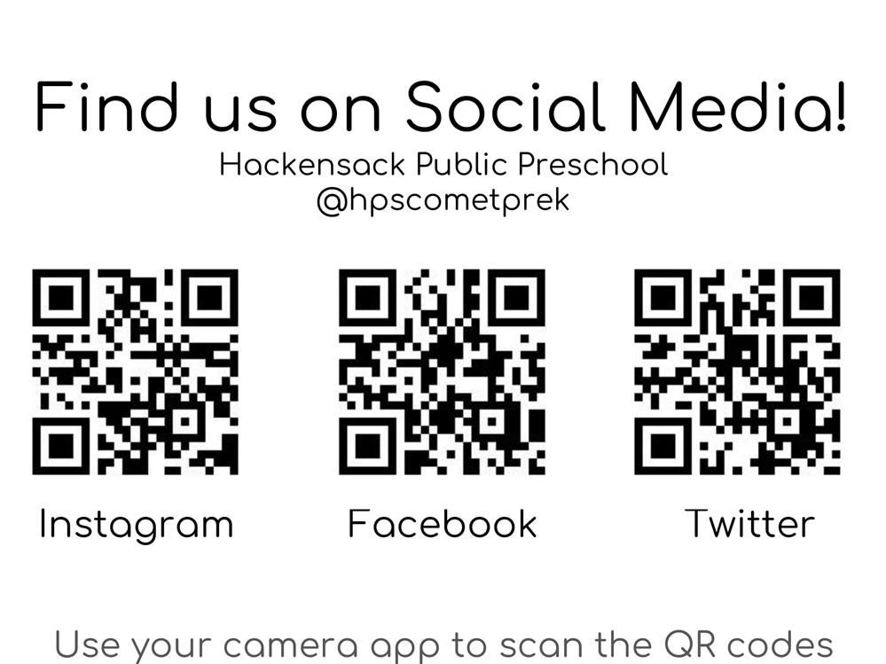 Find us on Social Media- Scan QR code Find us on Social Media- Scan QR code